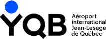 YQB Aeroport International logo
