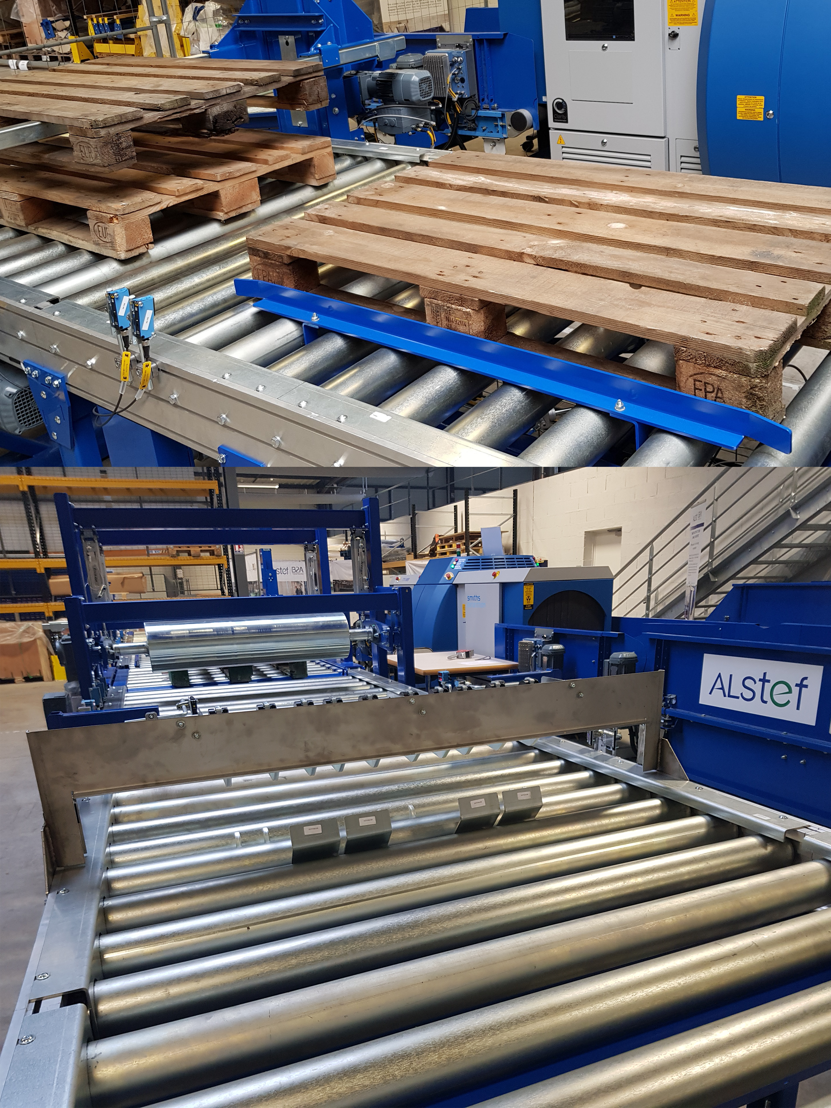 Alstef Group pallet control collage