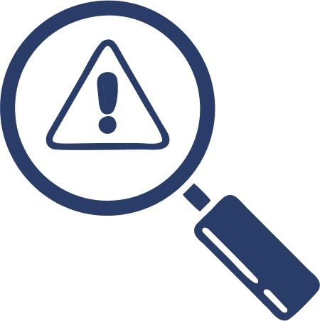 Fault finding icon