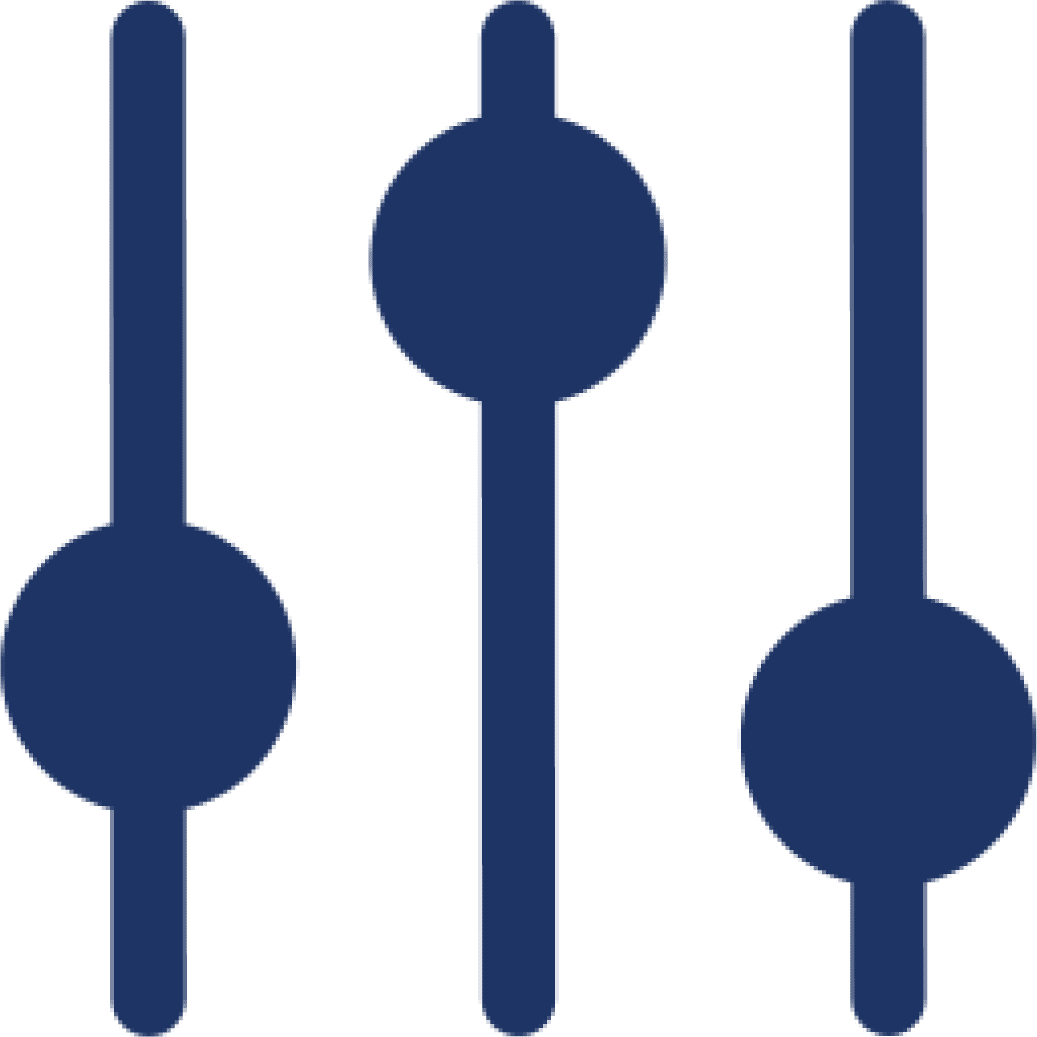 Sliding switches icon