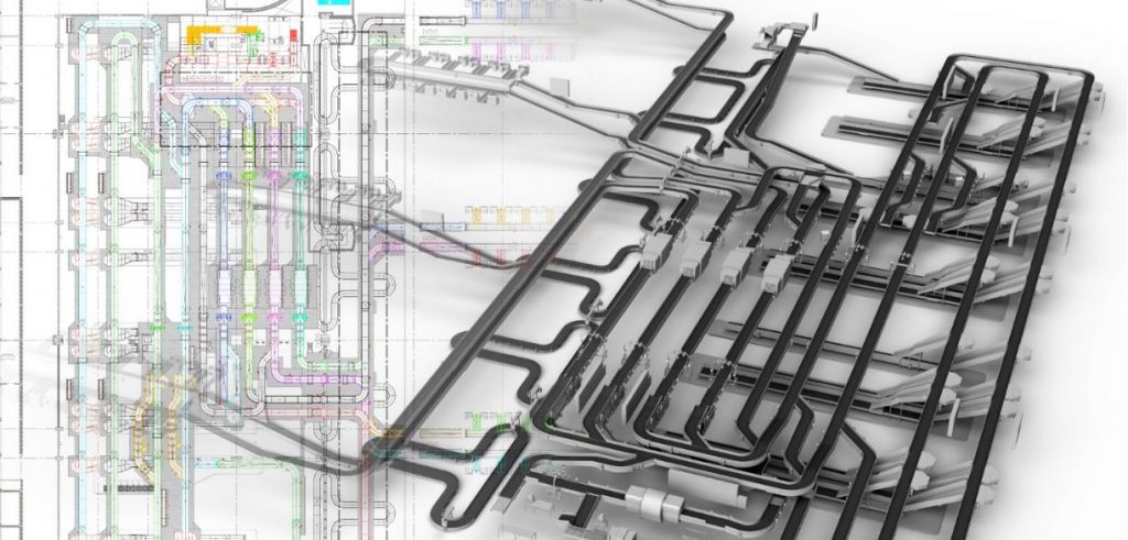 Schematic of conveyor belt system