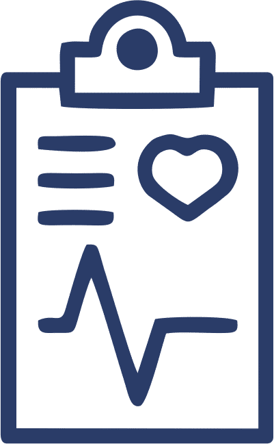 Health check clipboard icon