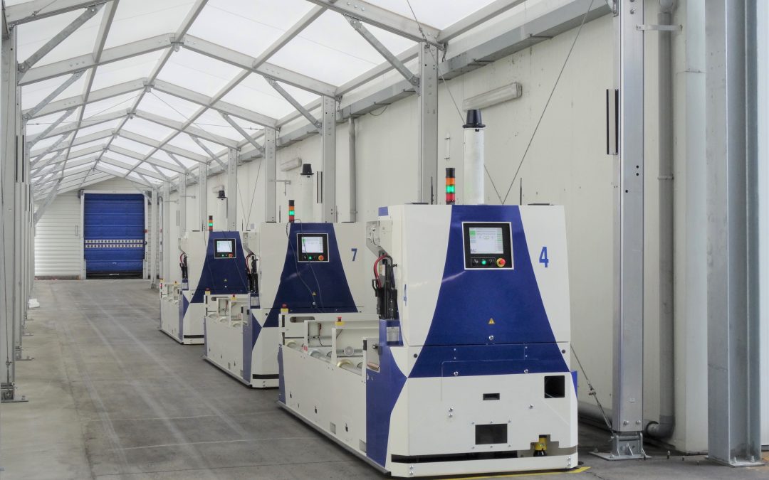 Candia, Vienne: Seven AGVs Handling Automated Food Logistics