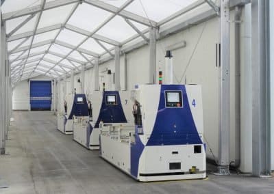 Candia, Vienne: Seven AGVs Handling Automated Food Logistics