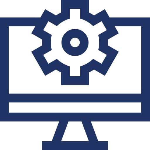 Computer maintenance icon