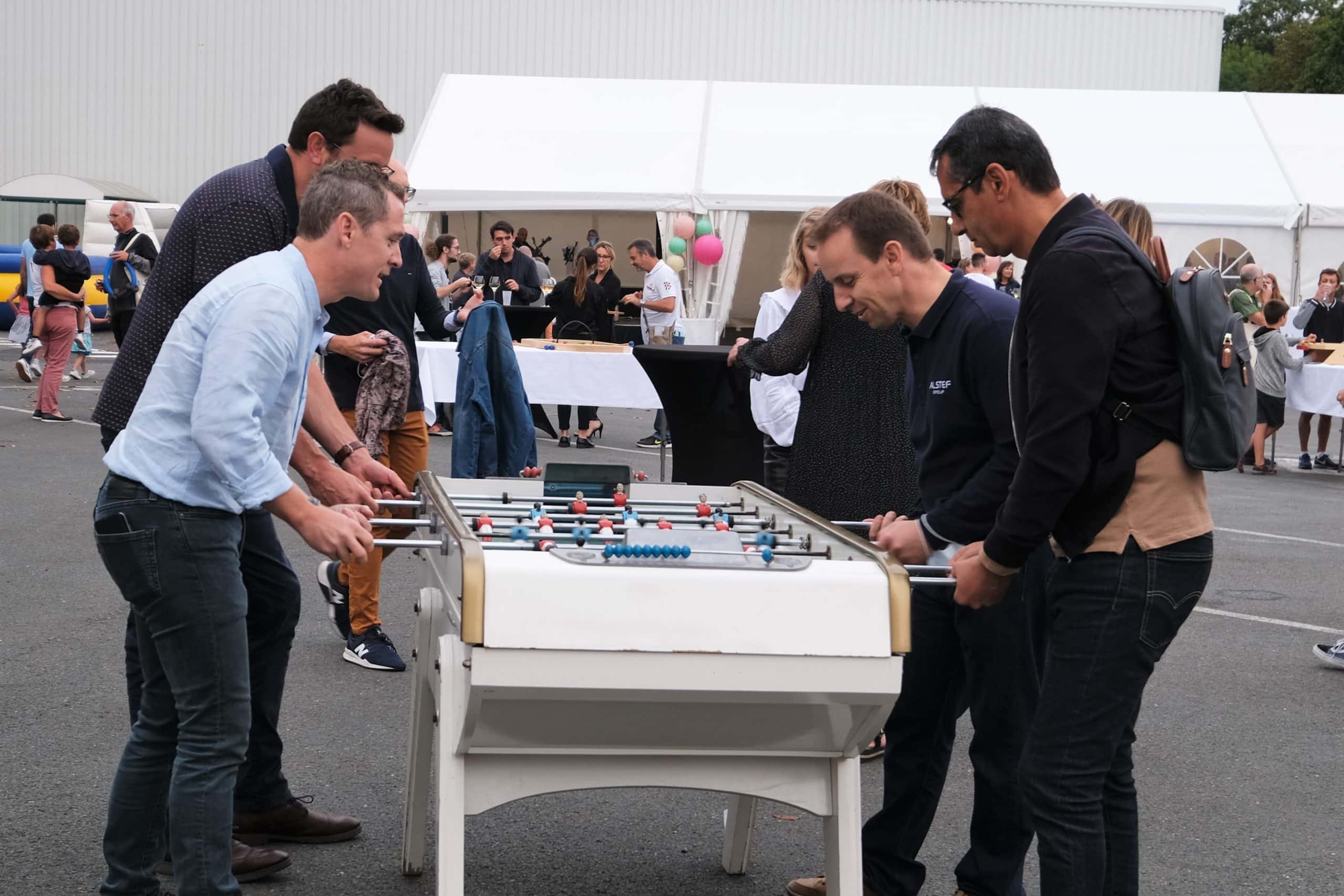 Jeu de baby-foot en double