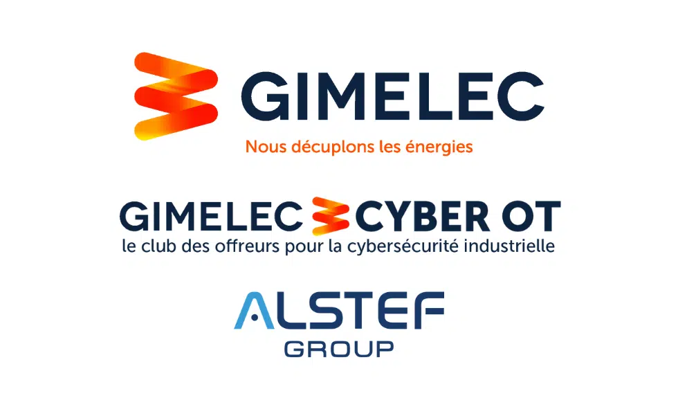 Différents logos du Gimelec et du Groupe Alstef