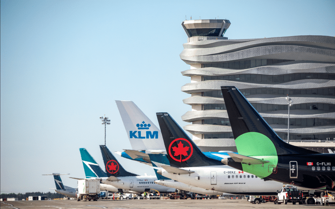 External photo of the terminal at Edmonton International Airport