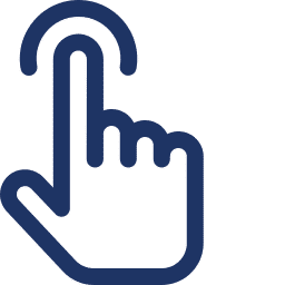 Finger clicking icon