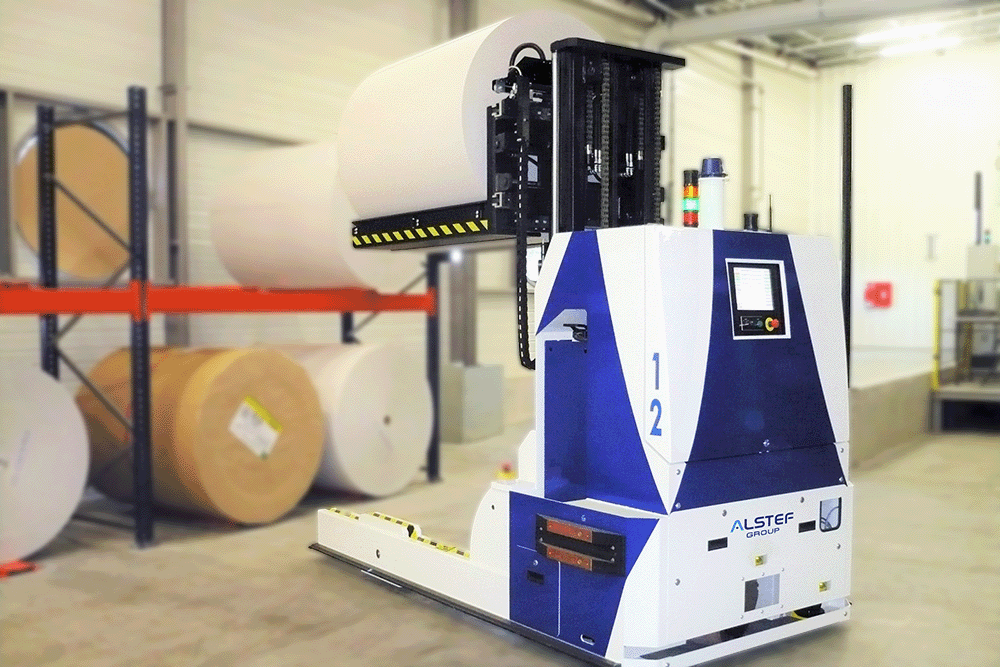 agv bobine paper reel alstef group