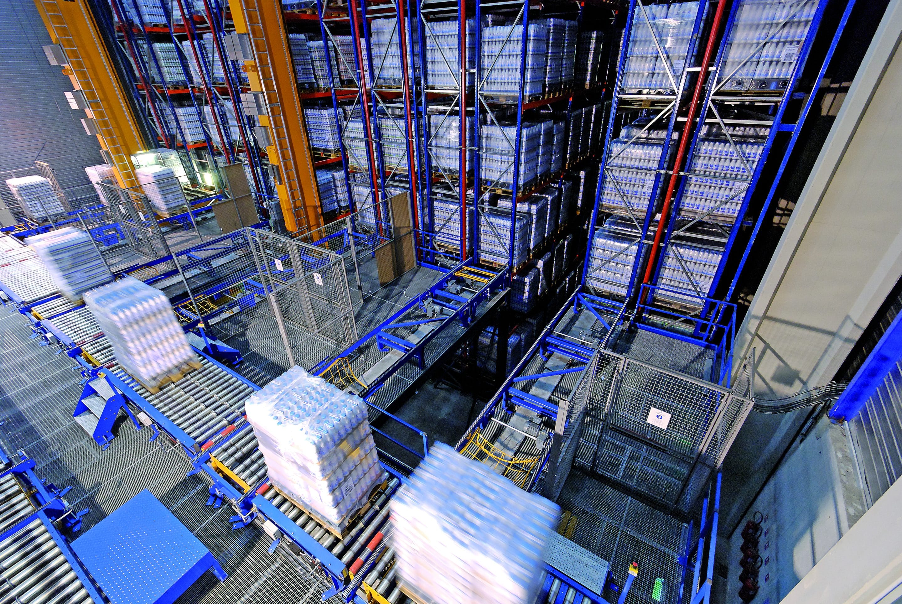 Solutions d'entrepôt de transstockeurs et de stockage automatisé