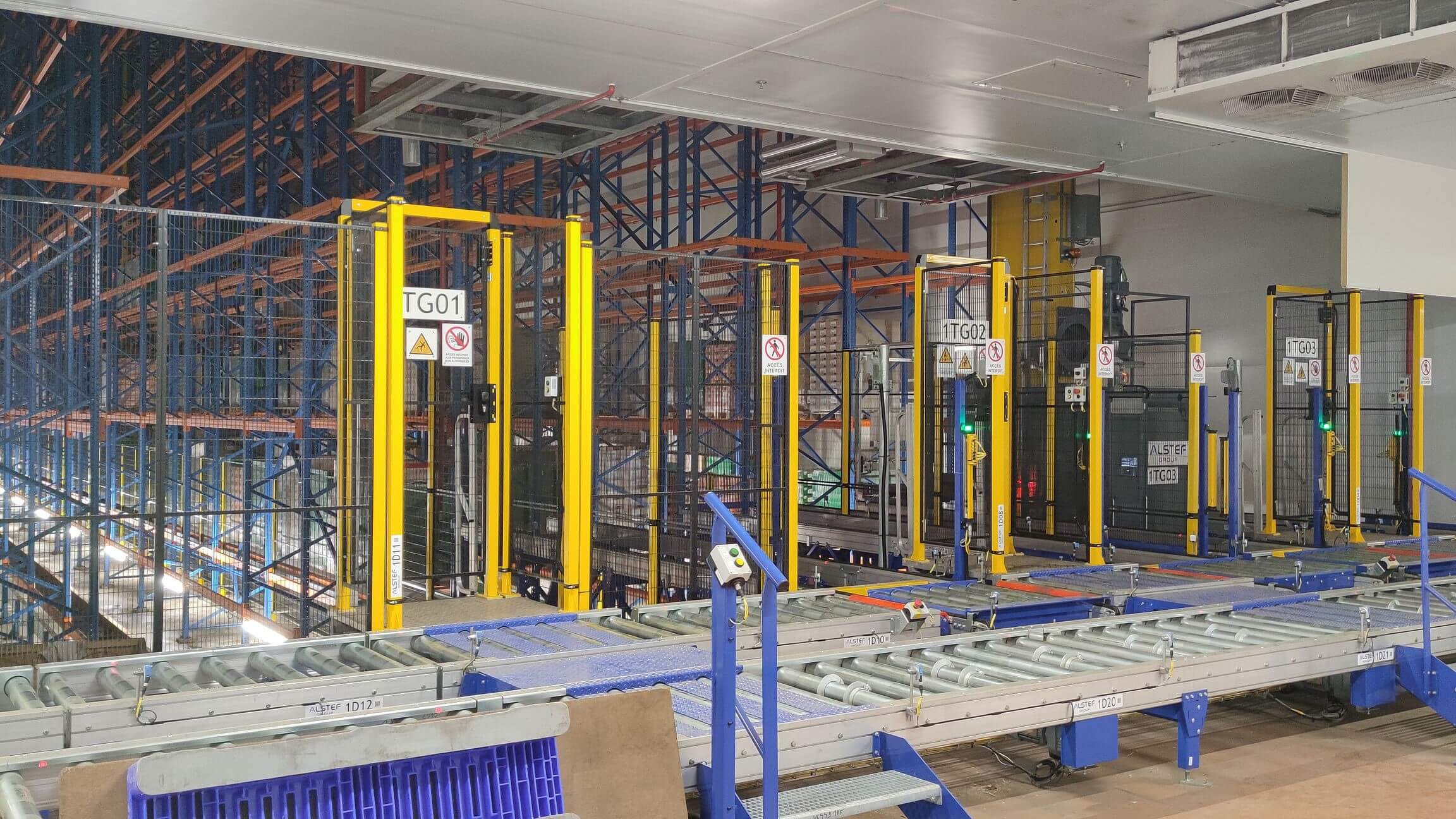 Pierer Martinet Alstef Group storage stacker crane