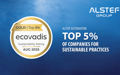 Alstef Automation récompensée par la médaille d’or Ecovadis
